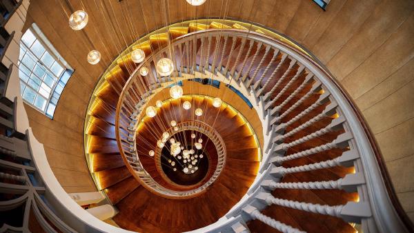 Cecil Brewer Staircase, the Heal's Building, London, England (© Yiran An/Getty