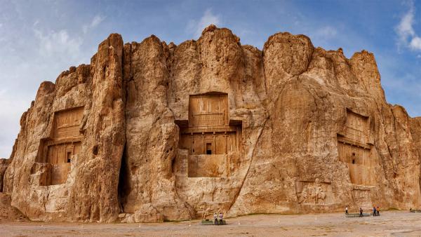 Naqsh-e Rostam archaeological site near Persepolis, Iran (©