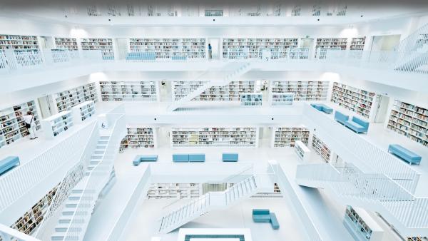 Stuttgart Public Library, Germany (© Axel Brunst/Tandem Stills + Motion)