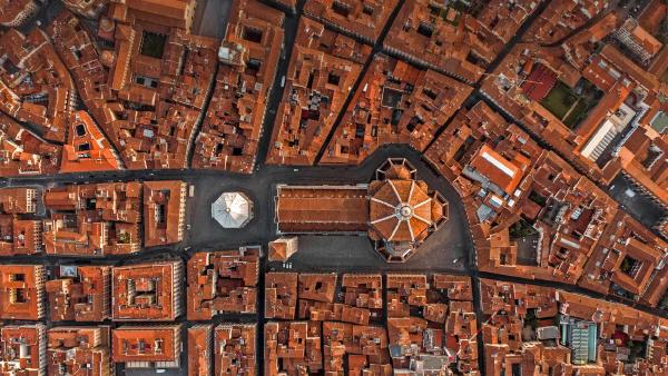The Cathedral of Florence, Italy (© Alexander Baert/Amazing Aerial Agency)