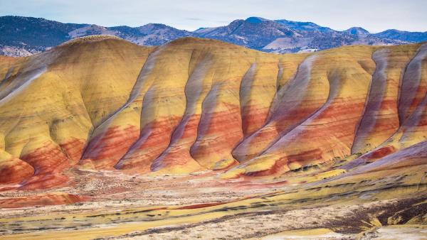 The Painted Hills in John Day Fossil Beds National Monument, Oregon (© Ben