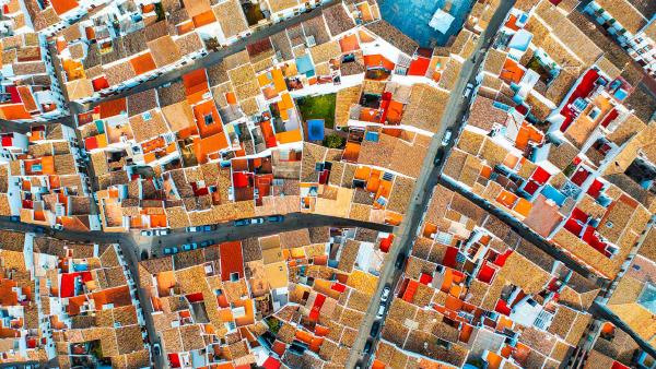 Aerial view of Olvera, Andalusia, Spain (© Marco Bottigelli/Getty Images)