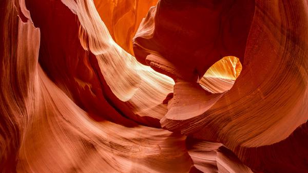 Antelope Canyon on the Navajo Nation, east of Page, Arizona (© Mark Skalny/Getty Images)
