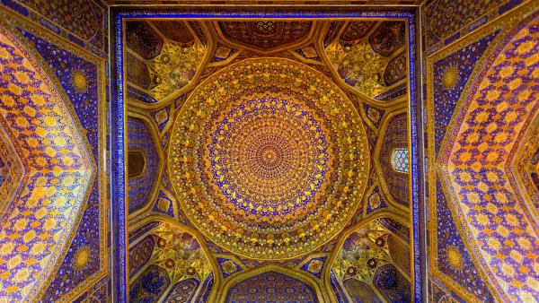 Building detail of Registan Square, Samarkand, Uzbekistan (© Piero M. Bianchi/Getty Images)