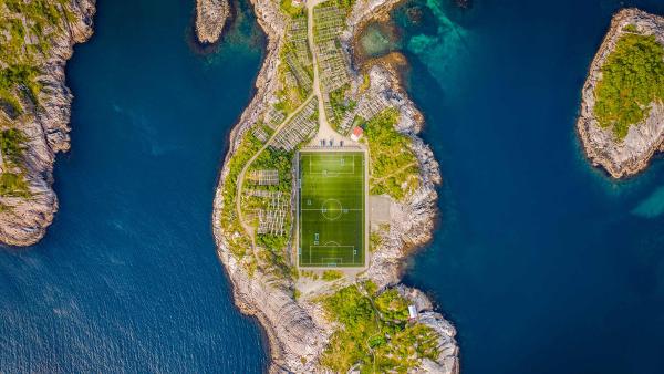 Henningsvær Stadion, Norway (© Morten Falch Sortland/Getty Images)
