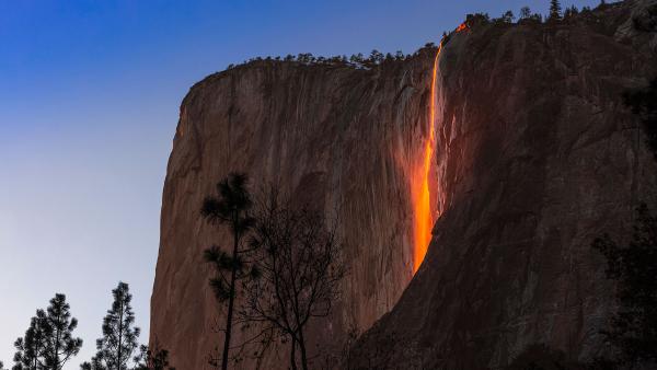 Horsetail Fall in Yosemite National Park, California (© Jorge Villalba/Getty Images)