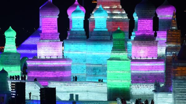 International Ice and Snow Sculpture Festival, Harbin, China (© WANG