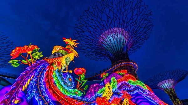 Mid-Autumn Festival in Gardens by the Bay, Singapore (© Victor Y. Zhuo/Alamy)