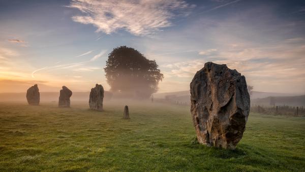 Standing stones at Avebury in Wiltshire, England (© George W Johnson/Getty Images)
