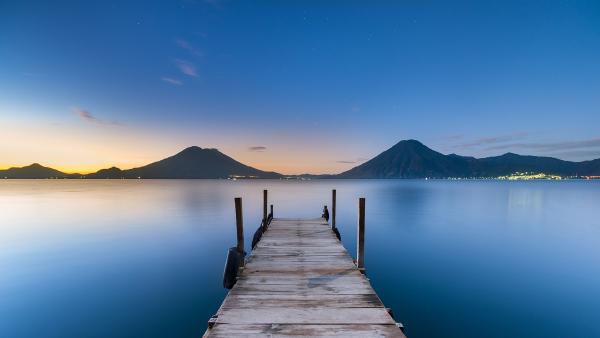 Sunrise at Lake Atitlán, Guatemala (© shayes17/Getty Images)