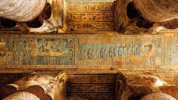 Temple of Hathor, Dendera Temple Complex, Qena, Egypt (© Nick Brundle