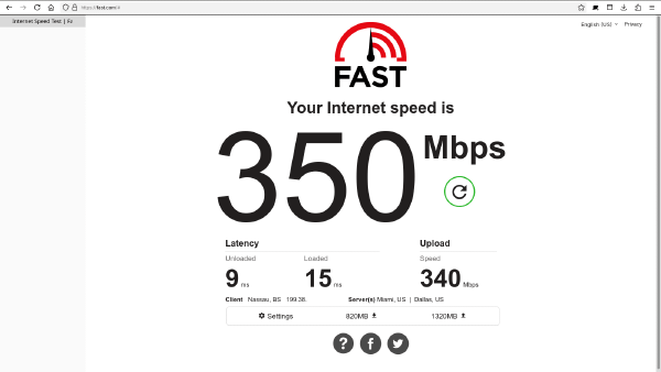 Internet speed test Internet speed test